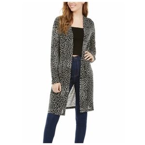 BCX Leopard Duster Cardigan
